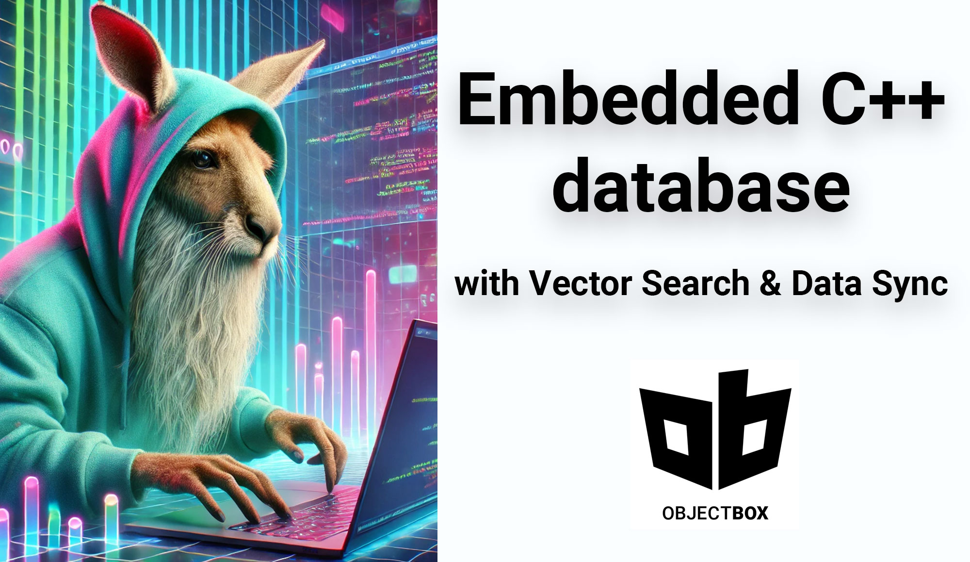 C++ database - embedded with vector search and data sync, free, open source